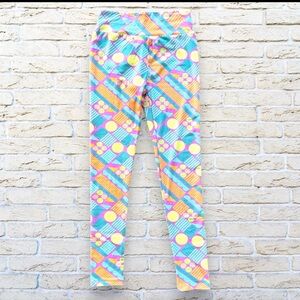 2for$15 3for$20 NEW LuLaRoe Leggings -  Pastel purple green orange yellow shapes